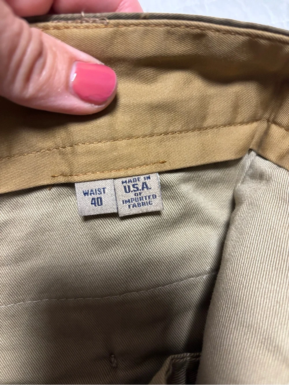 Bills Khakis Men’s Classic Fit M2 Original Twill Pants 40 x 31